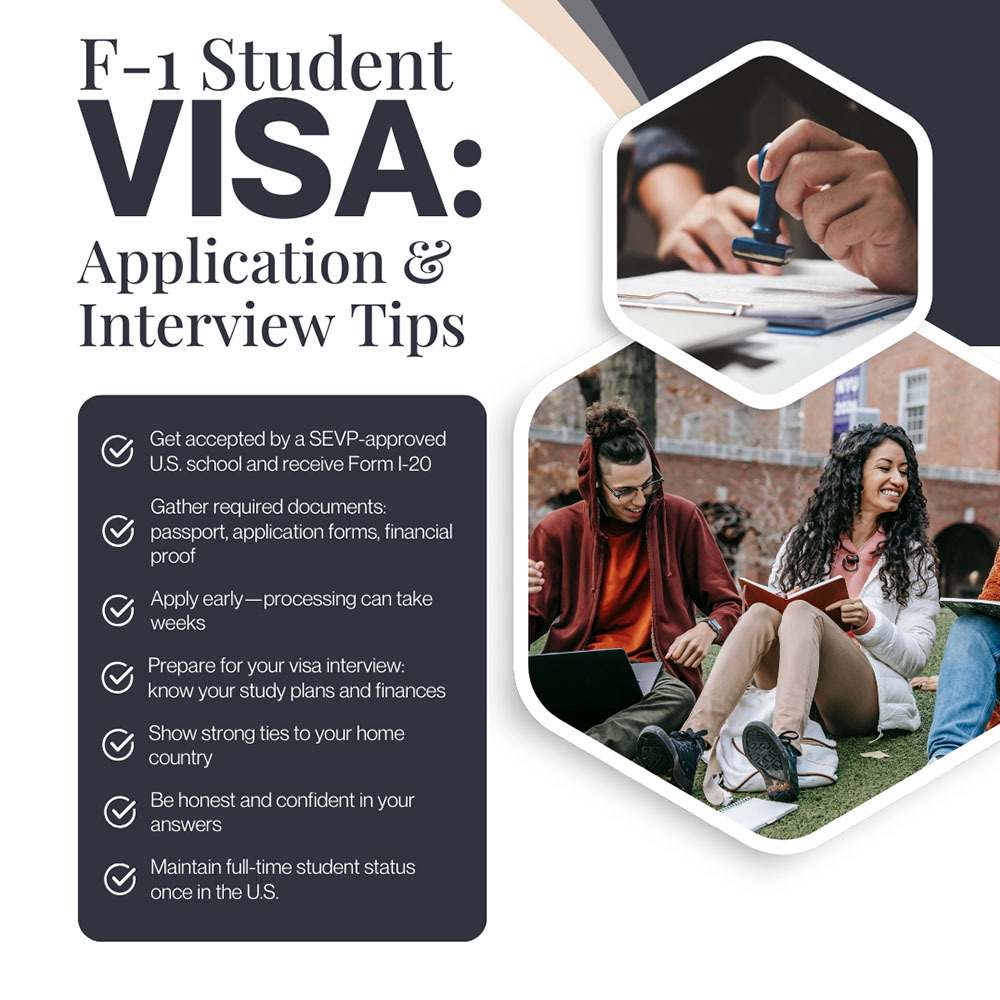 F1 Student Visa The Application Process and Interview Tips