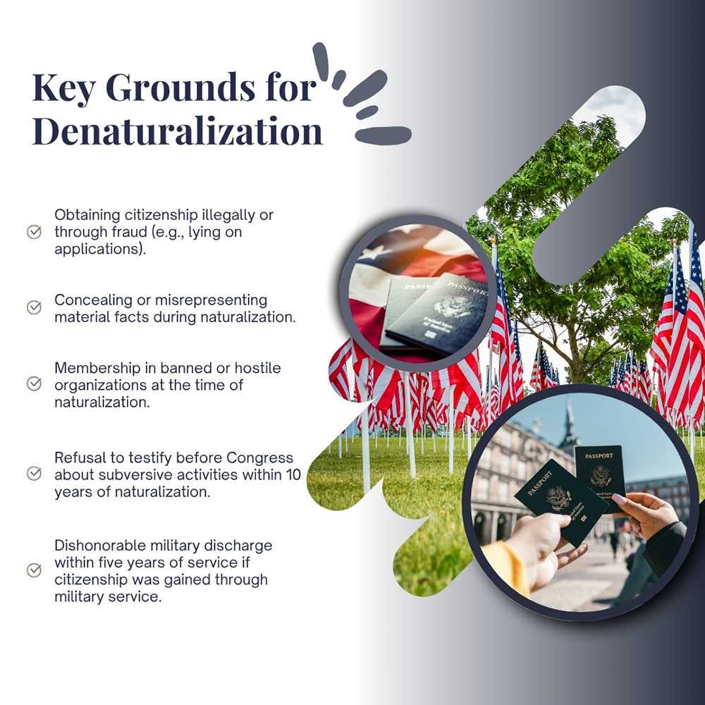 Key Grounds for Denaturalization